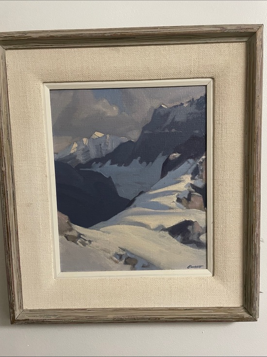 Other - Above the Athabasca valley art by Peter Ewart